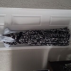 BCBGMaxAzria Halter Maxi Dress In 100% Silk Size 8